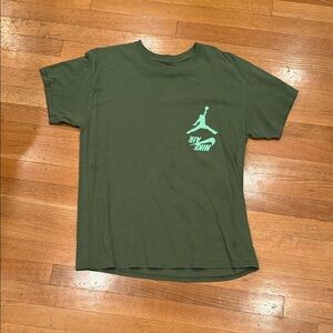Jordan Cactus Graphic Tee Shirt in Olive size men’s large